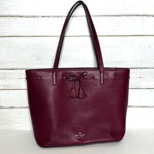 Kate Spade Hayes Blackberry Tote Bag Purse